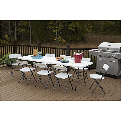 Cosco Fold-in-Half Blow Molded Table (CSC14778WSL1X)