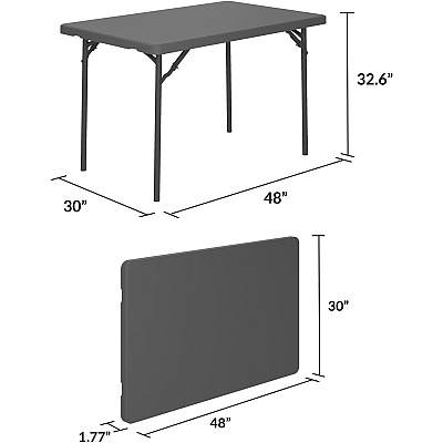 Dorel Zown Classic 48" Blow Mold Training Table (CSC60522SGY1E)