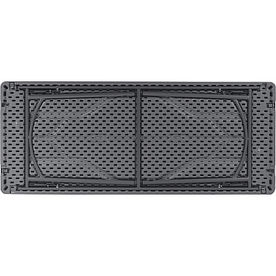 Dorel Zown Corner Blow Mold Large Folding Table (CSC60526SGY1E)