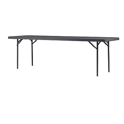 Dorel ZOWN 96" Commercial Blow Mold Folding Table (CSC60528SGY1E)