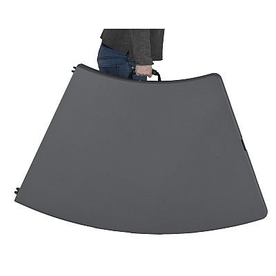 Dorel Zown Moon Commercial Blow Mold Folding Table (CSC60527SGY1E)
