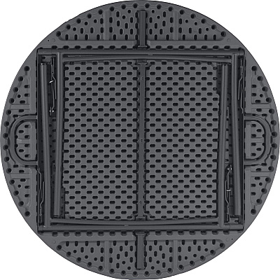 Dorel Zown Commercial Round Blow Mold Fold Table (CSC60533SGY1E)