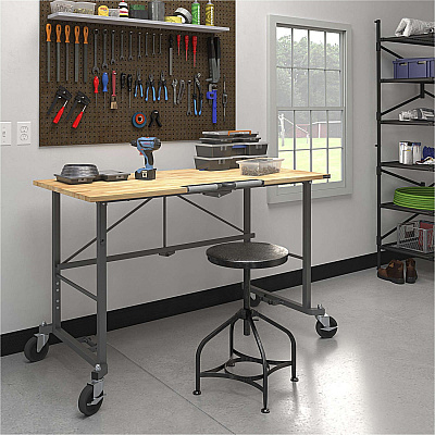 Cosco Smartfold Portable Work Desk Table (CSC66760DKG1E)