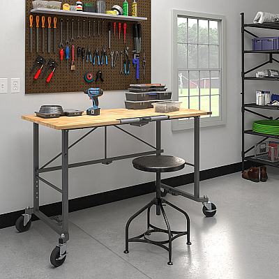 Cosco Smartfold Portable Work Desk Table (CSC66760DKG1E)