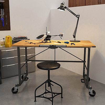 Cosco Smartfold Portable Work Desk Table (CSC66760DKG1E)