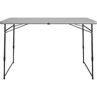 Cosco Fold Portable Indoor/Outdoor Utility Table (CSC14400GRY1E)