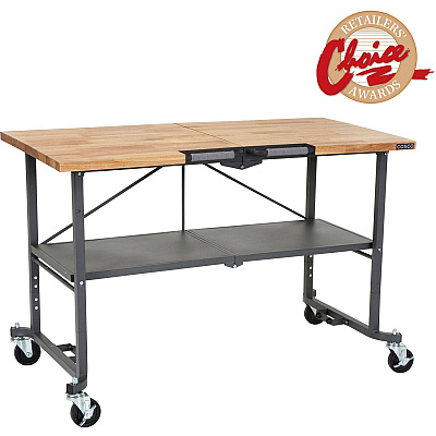 Cosco SmartFold Butcher Block Portable Workbench (CSC66765DKG1E)