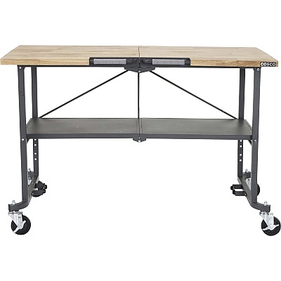 Cosco SmartFold Butcher Block Portable Workbench (CSC66765DKG1E)