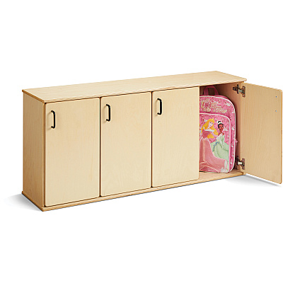 Jonti-Craft Young Time 4-Section Stackable Locker (7107YT)