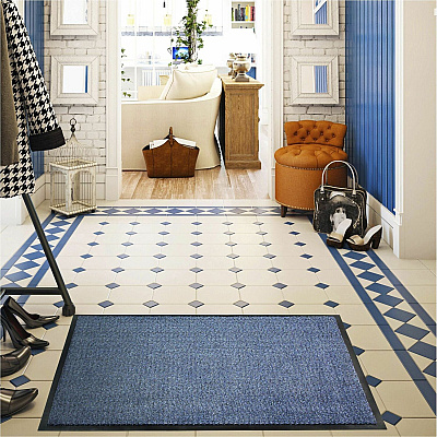 Floortex Doortex Advantagemat Blue Door Mat - 24" x 36" (FR46090DCBLV)