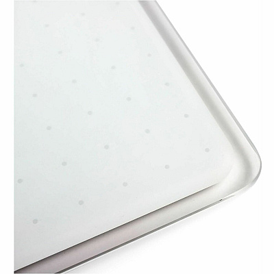 Floortex Viztex Glacier White Multi-Purpose Grid Glass Dry-Erase Board 17" x 23" (FCVGM1723WG)