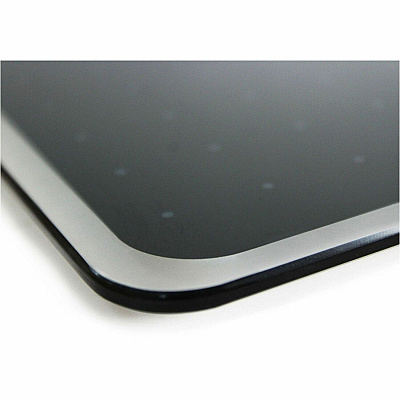 Floortex Viztex Glacier Black Multi-Purpose Grid Glass Dry-Erase Board 30" x 40" (FCVGM3040BG)