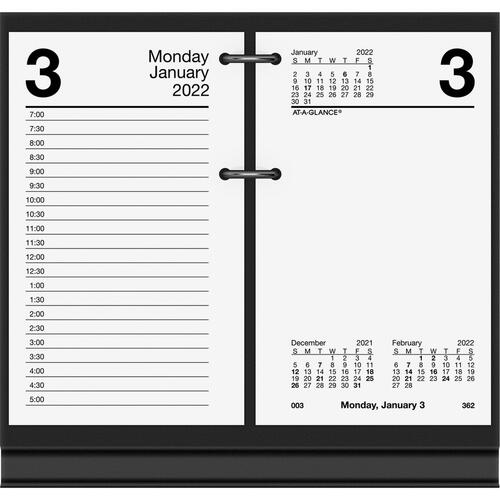 AT-A-GLANCE Daily Desk Calendar Refill (E7175022)