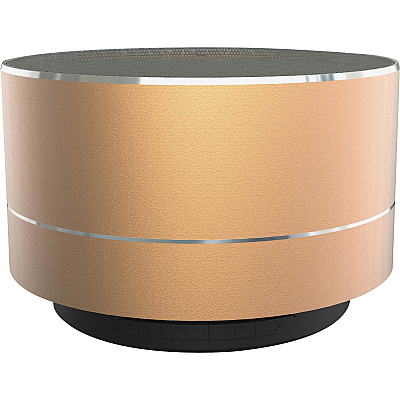 Compucessory Portable Speaker System - 3 W RMS - Yellow (CCS15164)