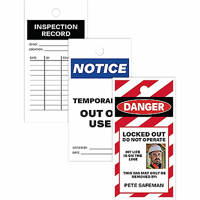 Avery UltraDuty Plastic Tags, 5.5" x 2.83" , White(AVE62400)