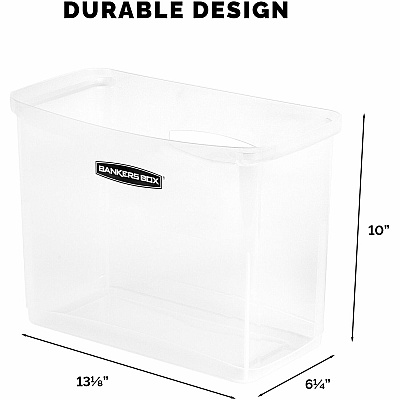 Bankers Box Portable Open Desktop File Box with Side Handles, 1 Each (FEL0086401)