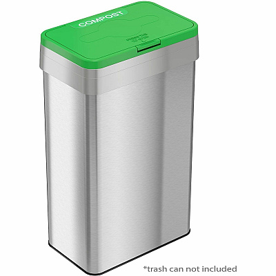HLS Commercial Rectangular Open Top Compost Bin/Lid (LIDROCOP)