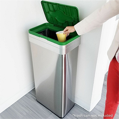 HLS Commercial Rectangular Open Top Compost Bin/Lid (LIDROCOP)
