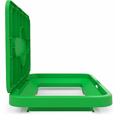 HLS Commercial Rectangular Open Top Compost Bin/Lid (LIDROCOP)