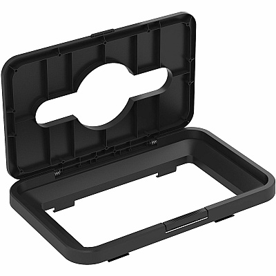 HLS Commercial Open Top Bin Trash Lid Attachment (LIDROTRS)