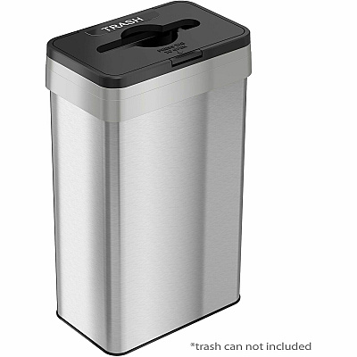 HLS Commercial Open Top Bin Trash Lid Attachment (LIDROTRS)