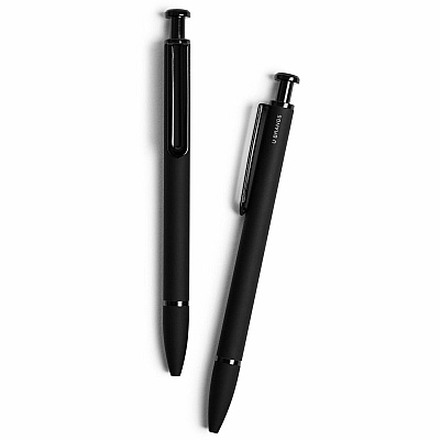 U Brands Monterey Soft Touch Ballpoint Pens - Midnight, 12 Count (UBR3786U0124)