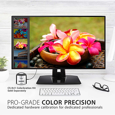 Viewsonic VP2768a-4K 27 Inch 4K UHD IPS Monitor with Advanced Ergonomics, ColorPro 100% sRGB Rec 709, 14-bit 3D LUT, Eye Care, 90W USB C, RJ45, HDR10
