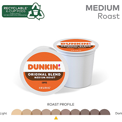 Dunkin Donuts Dunkin' K-Cup Original Blend Coffee (GMT1267)