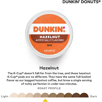 Dunkin Donuts Dunkin Donuts K-Cup Hazelnut Coffee (GMT1270)