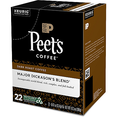 Peet's Coffee K-Cup Major Dickason's Blend Coffee (GMT2403)