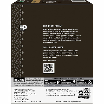 Peet's Coffee K-Cup Big Bang Coffee (GMT2407)