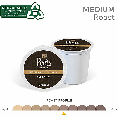 Peet's Coffee K-Cup Big Bang Coffee (GMT2407)