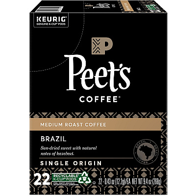 Peet's Coffee K-Cup Brazil Coffee (GMT2409)