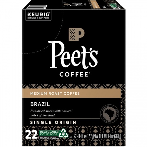 Peet's Coffee K-Cup Brazil Coffee (2409)