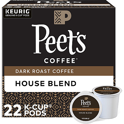 Peet's Coffee K-Cup House Blend Coffee (GMT2410)