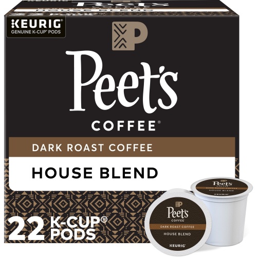 Peet's Coffee K-Cup House Blend Coffee (2410)