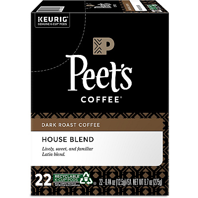Peet's Coffee K-Cup House Blend Coffee (GMT2410)