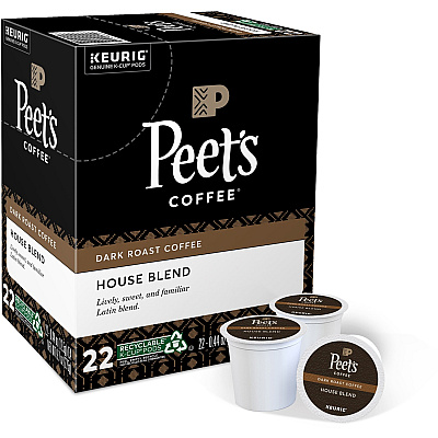 Peet's Coffee K-Cup House Blend Coffee (GMT2410)