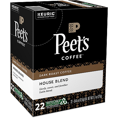 Peet's Coffee K-Cup House Blend Coffee (GMT2410)