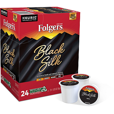 Folgers K-Cup Black Silk Coffee (GMT7457)