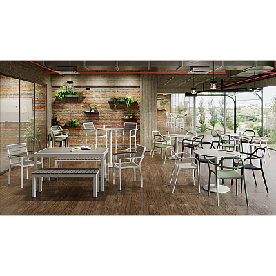 KFI Gray Indoor/Outdoor Furniture (T3255WHGY)