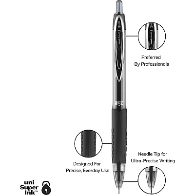 uniball 207 Needle Gel Pens (UBC1738430)