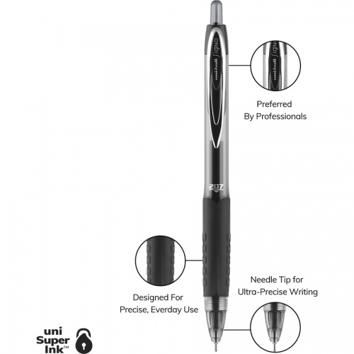 uniball 207 Needle Gel Pens (1738430)