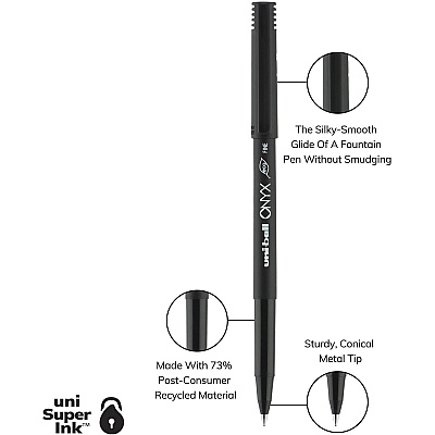 uniball Onyx Rollerball Pens (UBC2013567)