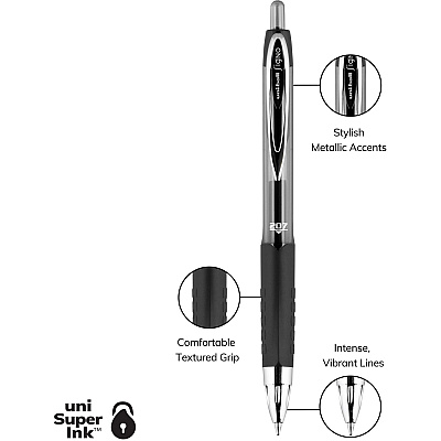 uniball 207 Gel Pen (UBC33960PP)