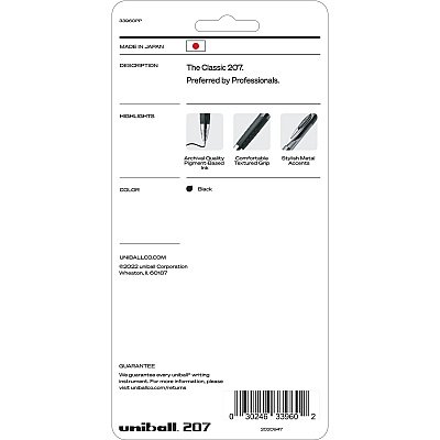 uniball 207 Gel Pen (UBC33960PP)