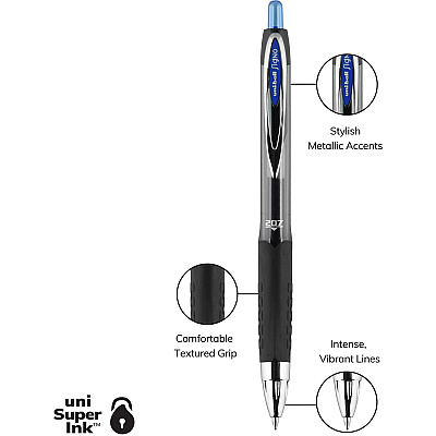 uniball 207 Gel Pen (UBC45532PP)