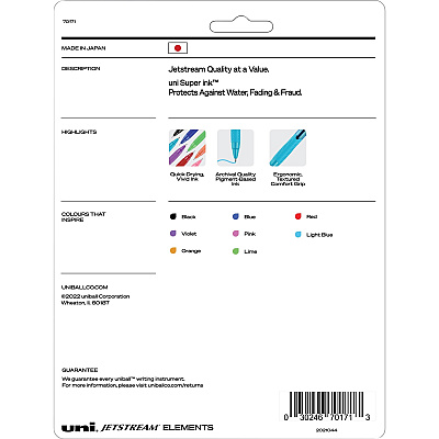 Uni Jetstream Elements Ballpoint Pen (UBC70171)
