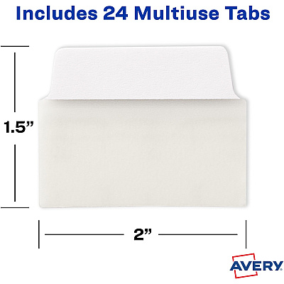 Avery Ultra Tabs Repositionable Multi-Use Tabs (AVE74787)