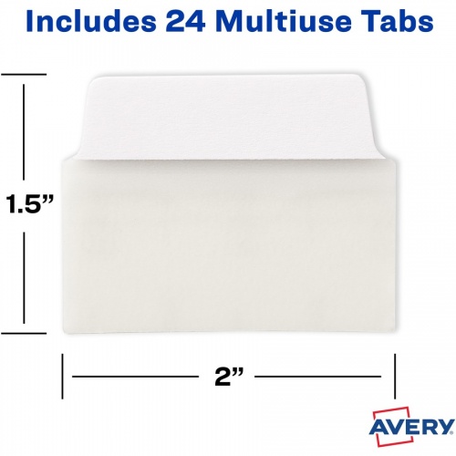 Avery Ultra Tabs Repositionable Multi-Use Tabs (74787)